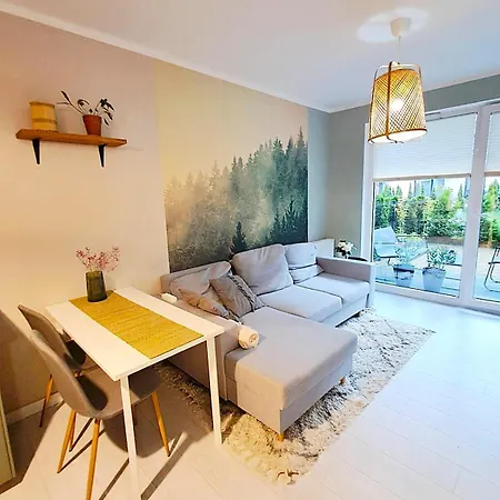 아파트 Boho House Klimatyczne Mieszkanie Z Ogrodkiem W Poblizu Plazy 그디니아